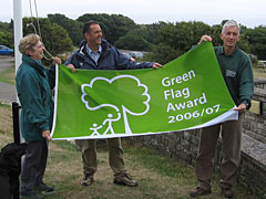 Dry stone walling volunteers