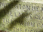 Engraved sign
