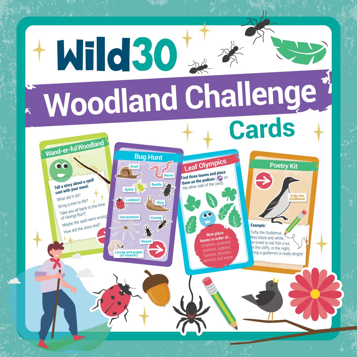 Woodland Challenge Cards 