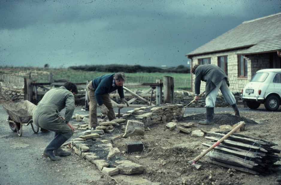 Buildings being built