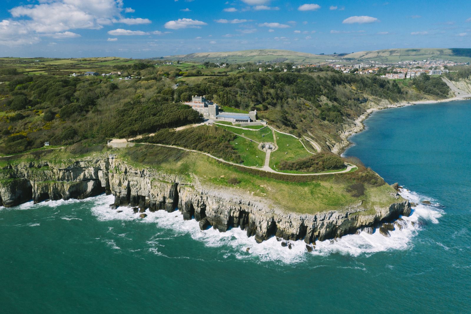 Durlston from the air