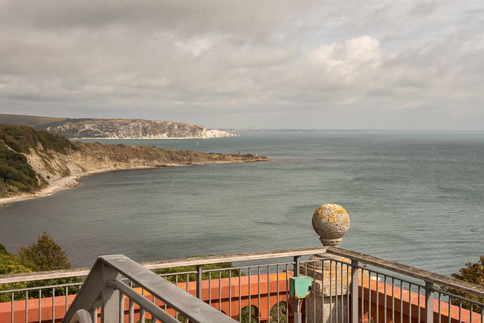 View from the Belvedere to Old Harry Rocks