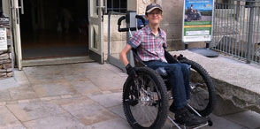 Durlston Trekentic off-road wheelchair for hire