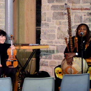 A band playing